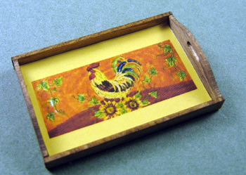 T711 Tuscan Rooster Tray