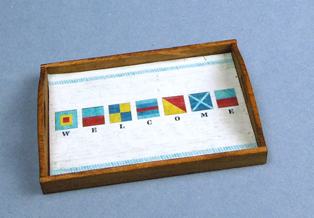 T743 Nautical Welcome Tray